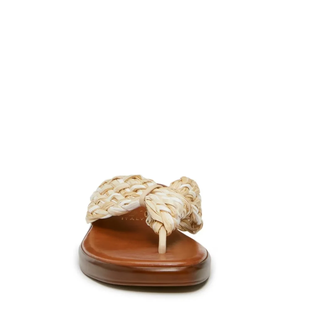 Italian Shoemakers Women's Nory White/Beige Sandals Size 11